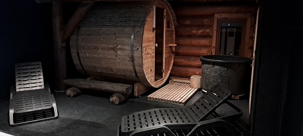 Srub s bazénem a wellness - Lužnice - Tábor