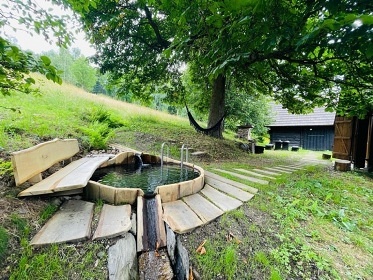 Roubenka Krkonoše - sauna a pec - Dolní Tříč