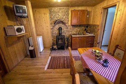 Chata sauna a koupací sud - Slovenský ráj