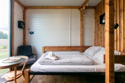 Otočný glamping u rybníka - CHKO Brdy - Březnice