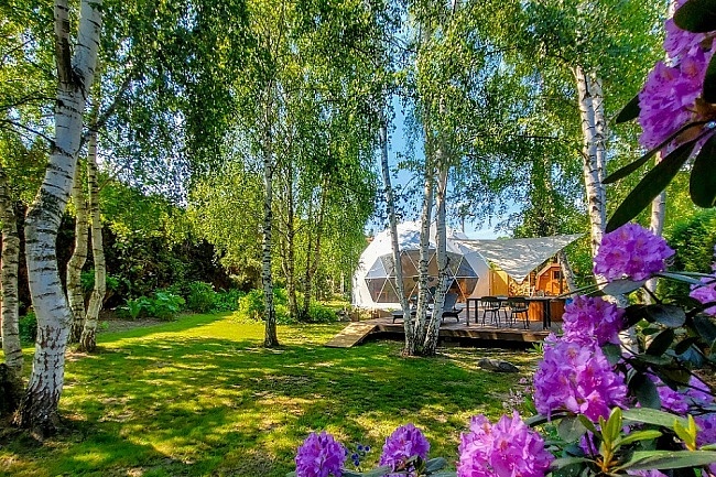 Glamping Mile - IGLOO - sauna a koupac sud