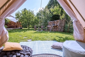 Glamping Mileč - STAN s vanou - Nepomuk