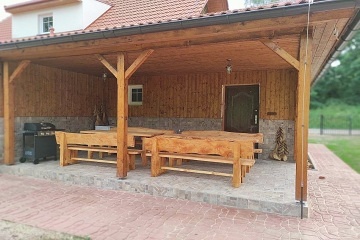 Roubenka a chata u potoka - Božanov - Broumov
