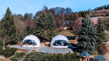 Glamping Bahenec - Psek - kopule Beskydy