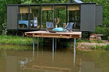 Glamping - Maringotka Pomněnka - Krabčice