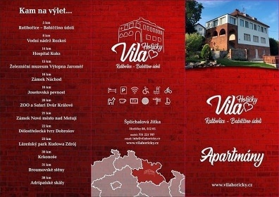Vila Hořičky - Ratibořice - Babiččino údolí