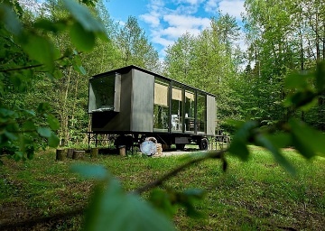 Maringotka Volavka - Glamping Krabice Dolany