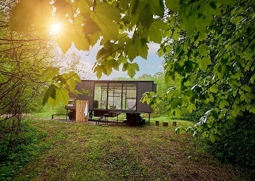 Maringotka Volavka - Glamping Krabčice Dolany