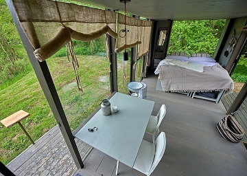 Maringotka Volavka - Glamping Krabčice Dolany
