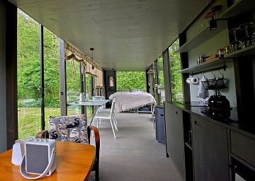 Maringotka Volavka - Glamping Krabčice Dolany