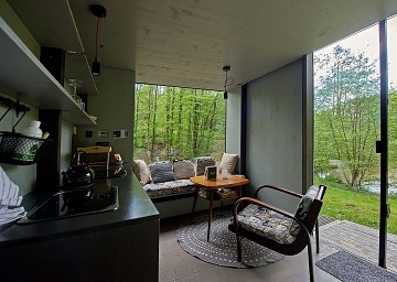 Maringotka Volavka - Glamping Krabčice Dolany