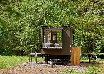Maringotka Volavka - Glamping Krabčice Dolany