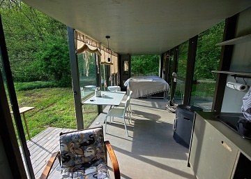 Maringotka Volavka - Glamping Krabčice Dolany