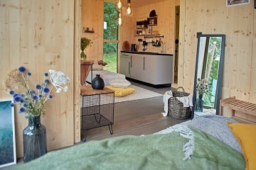 Chata Rod se saunou - Glamping Krabčice
