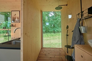 Chata Rod se saunou - Glamping Krabčice