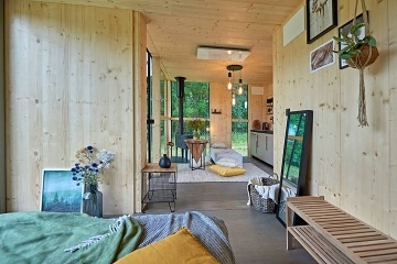 Chata Rod se saunou - Glamping Krabčice