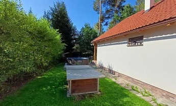 Chata bazén a loďka - CHKO Třeboňsko - Cep