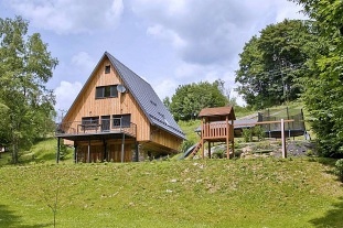 Chata bazén a koupací sud - Kralický Sněžník