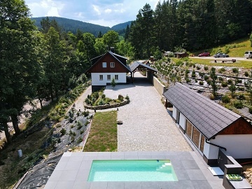 Chalupa �umava - baz�n a sauna - Chur��ov