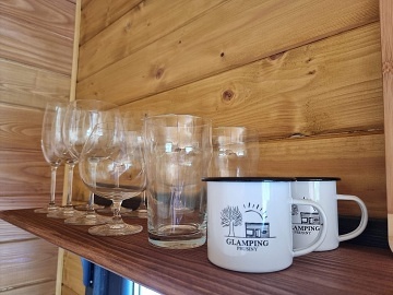 Glamping Prusiny - sauna a koupací sud