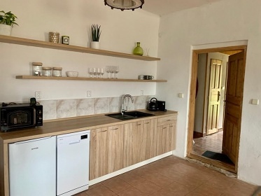 Chalupa baz�n a koupac� sud - Orlick� hory