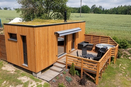 Chata s v�hledem na rybn�k - ���rsk� vrchy