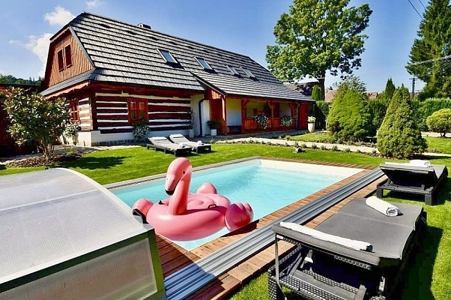 Roubenka wellness a bazn - Vysoina - Kinky