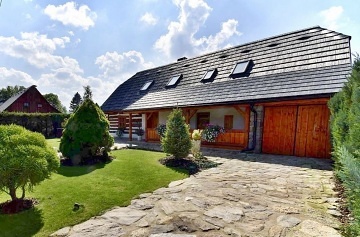 Roubenka wellness a bazén - Vysočina - Křižánky