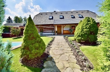 Roubenka wellness a bazén - Vysočina - Křižánky