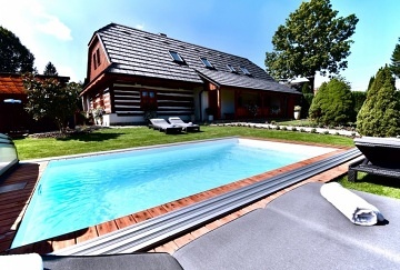 Roubenka wellness a bazén - Vysočina - Křižánky