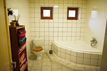Chata Moravice - koupací sud a sauna - Kaluža