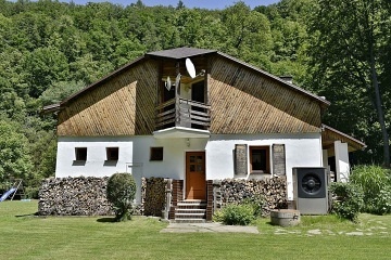 Chata Moravice - koupací sud a sauna - Kaluža