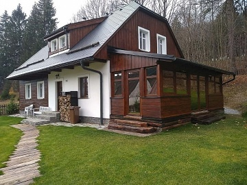 Roubenka u lesa - bazn a wellness - Jesenky