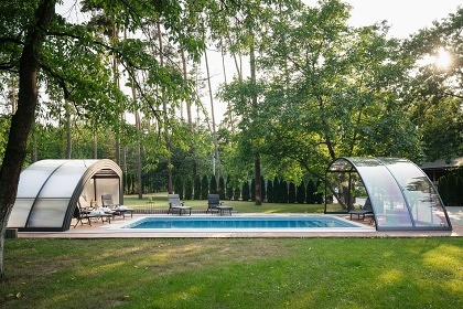 Srub bazén a wellness - Kerský les - park Mirakulum