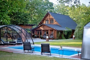 Nov� objekt: Srub baz�n a wellness - Kersk� les - park Mirakulum