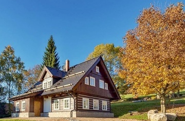 Roubenka se saunou - Jizerka - pehrada Sou