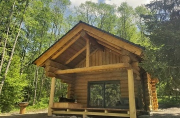 Wellness srub a koupac� jezero - Novohradsk� hory