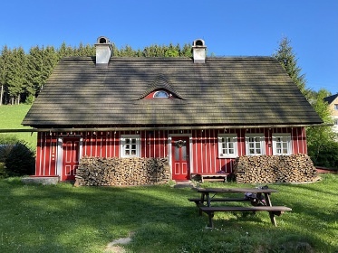 Krkonosk chalupa - Jansk Lzn - Velk pa