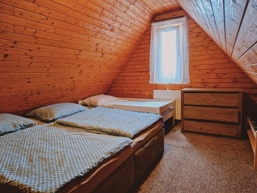 Chata bazn a sauna - Lesensk pl - Krun hory