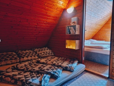 Chata bazn a sauna - Lesensk pl - Krun hory