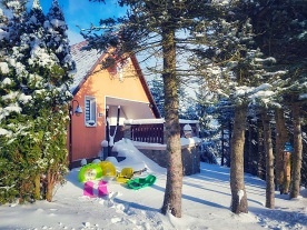 Chata bazén a sauna - Lesenská pláň - Krušné hory