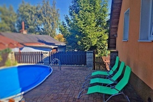 Chata bazén a sauna - Lesenská pláň - Krušné hory