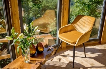 Glamping v korun�ch strom� - v�hled na Je�t�d