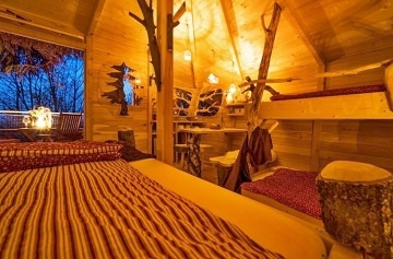 Glamping v lese - Treehouse a sauna - Je�t�d