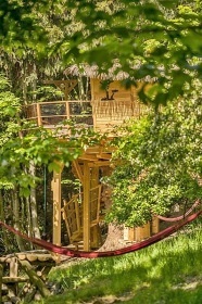 Glamping v lese - Treehouse a sauna - Je�t�d