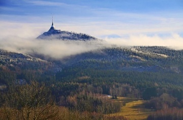 Glamping samota v lese s výhledem na Ještěd