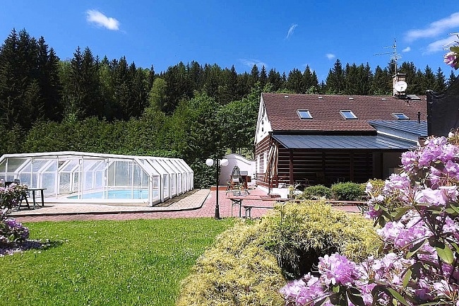 Chalupa baz�n a wellness - Ole�anka - Sn�n�