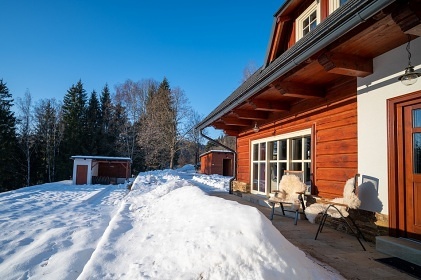 Wellness chalupa Krkono�e - baz�n a sauna - Jesenn�