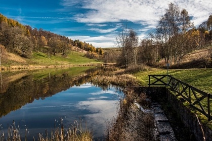 Horská chata Krušné hory - Bouřňák - nádrž Fláje