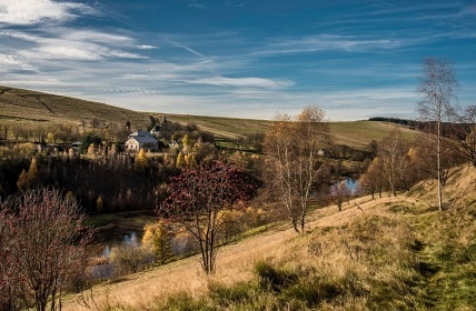 Horská chata Krušné hory - Bouřňák - nádrž Fláje